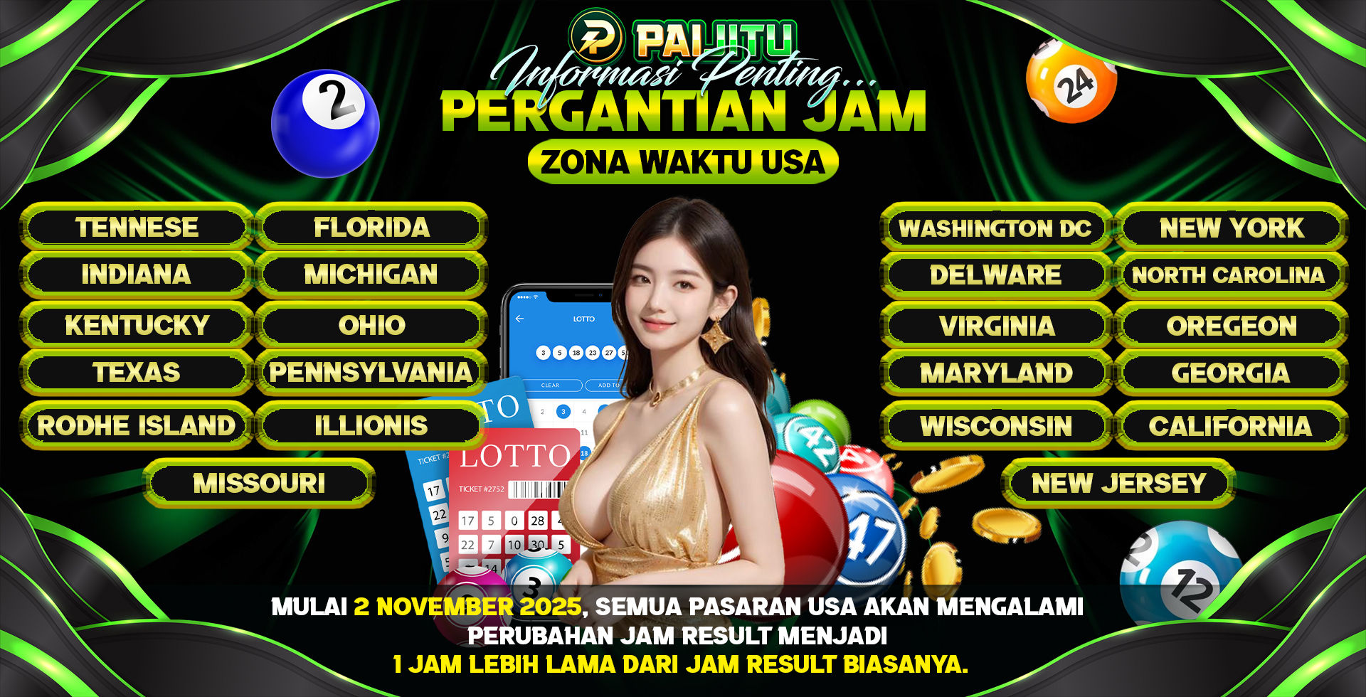 PERUBAHAN JADWAL WLA
